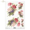 spring, flower, flowers, carnations, violets, bouquets, bouquets, R328 